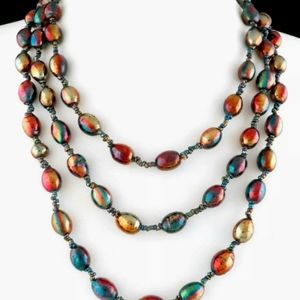 Vintage long necklace euc